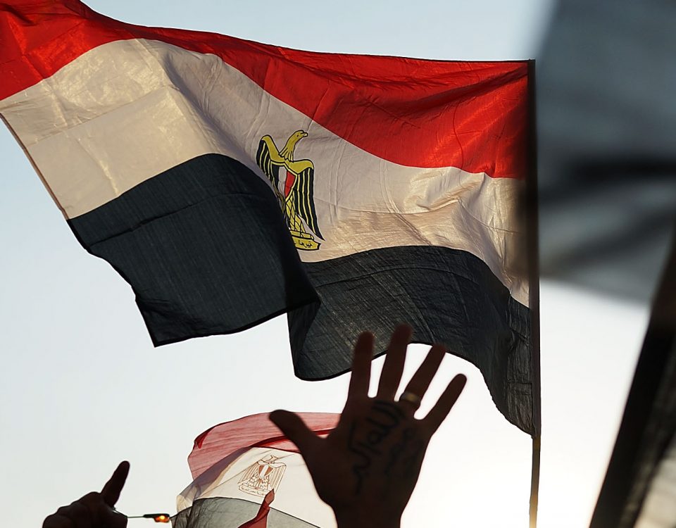 CAIRO, EGYPT - JULY 06:  Protesters opposed to ousted Egyptian President Mohamed Morsi celebrate in Tahrir Square on July 6, 2013 in Cairo, Egypt. Over 17 people were killed in clashes around the country yesterday with dozens injured as the Egyptian military tries to restore order. Adly Mansour, chief justice of the Supreme Constitutional Court, was sworn in as the interim head of state in ceremony in Cairo in the morning of July 4, the day after Morsi was placed under house arrest by the Egyptian military and the Constitution was suspended.  (Photo by Spencer Platt/Getty Images)